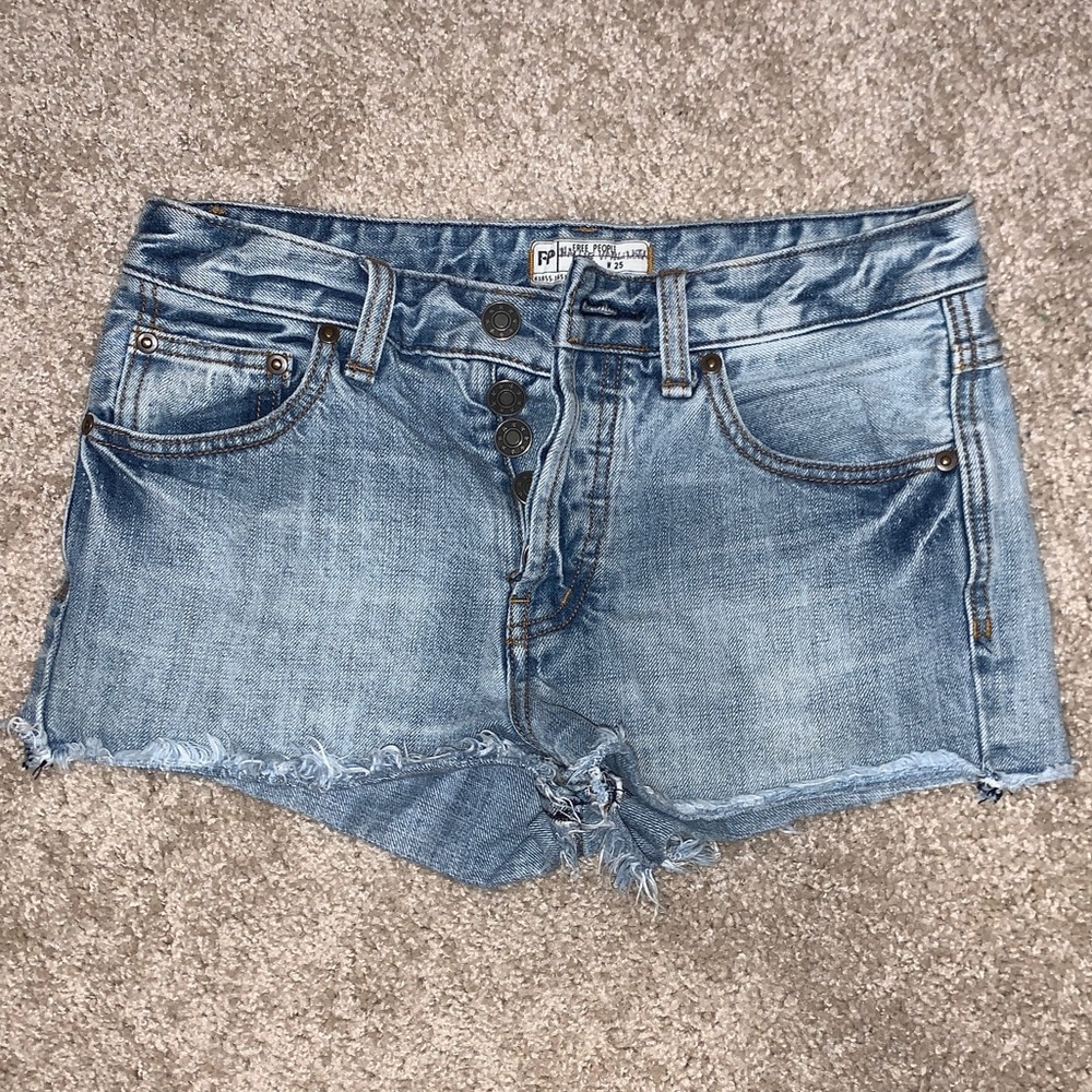 Free People Denim Cut Offs
